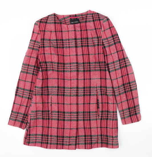 Womens UK Size 10 NEXT Pink Overcoat
