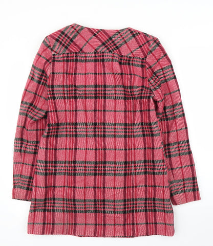 Womens UK Size 10 NEXT Pink Overcoat