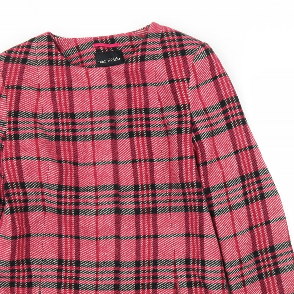 Womens UK Size 10 NEXT Pink Overcoat