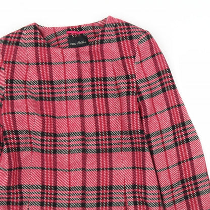 Womens UK Size 10 NEXT Pink Overcoat