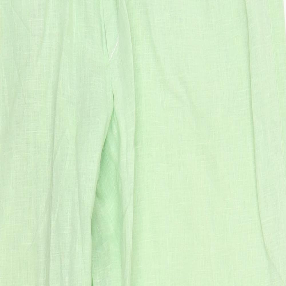 Womens UK Size M Preworn Regular Fit Bloomer Green Trousers