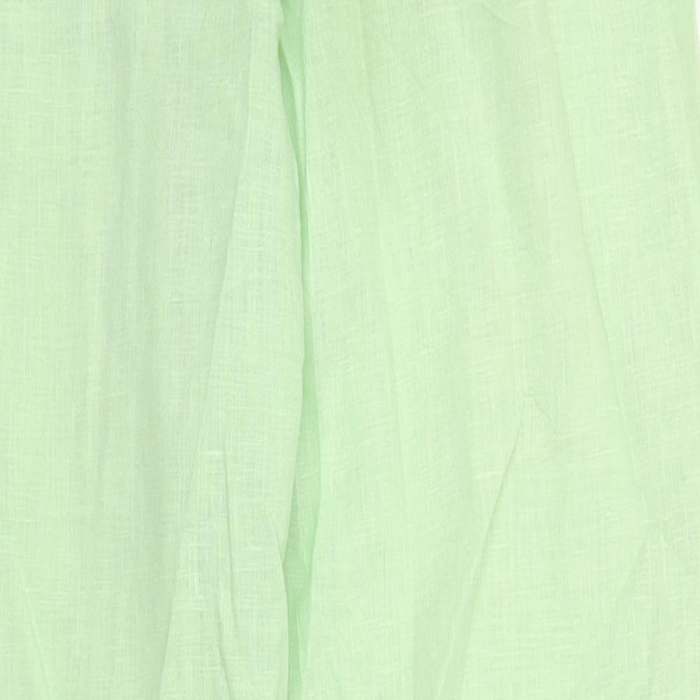 Womens UK Size M Preworn Regular Fit Bloomer Green Trousers