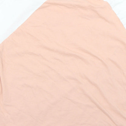 Womens UK Size S Jennyfer Pink Basic T-Shirt