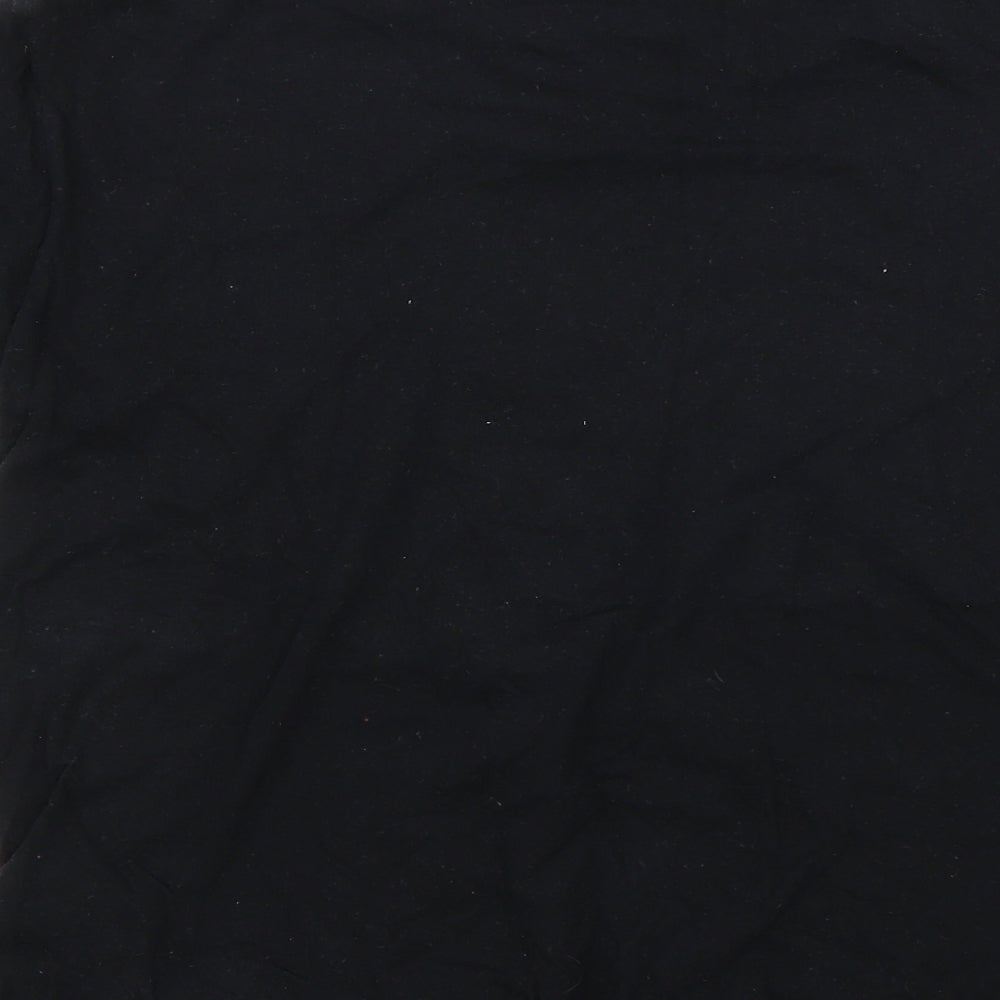 JHK Mens Black Geometric   T-Shirt Size S