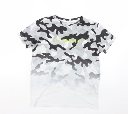 outlaws Boys Multicoloured Geometric  Basic T-Shirt Size 11-12 Years
