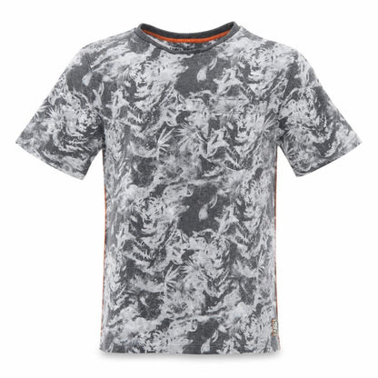 F&F Boys Grey Geometric  Basic T-Shirt Size 9-10 Years