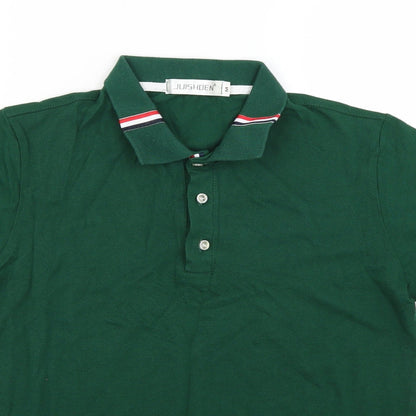 juishden Mens Green    Polo Size M