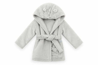 Tesco Baby Grey Geometric  Babydoll Robe Size 12-18 Months
