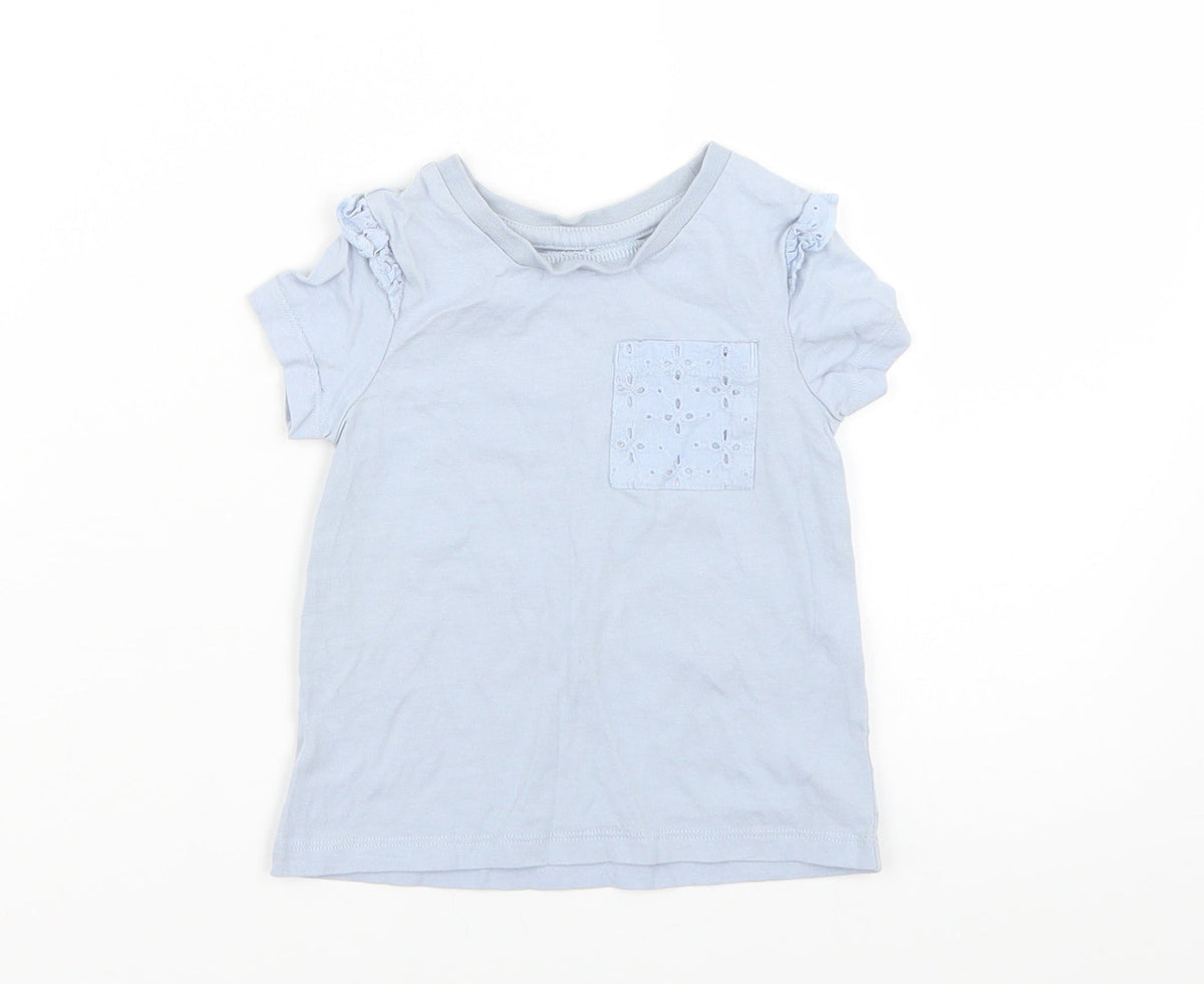 Nutmeg Baby Blue   Basic T-Shirt Size 12-18 Months