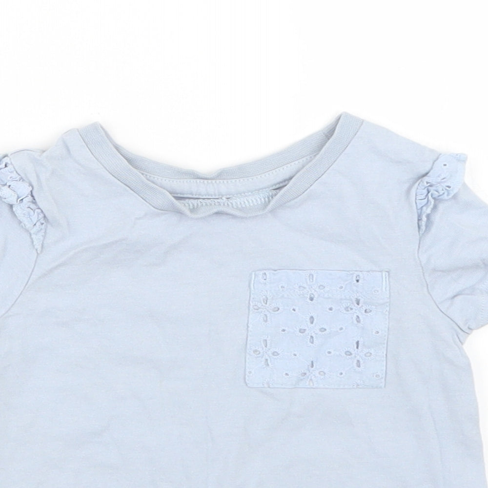 Nutmeg Baby Blue   Basic T-Shirt Size 12-18 Months