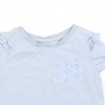 Nutmeg Baby Blue   Basic T-Shirt Size 12-18 Months