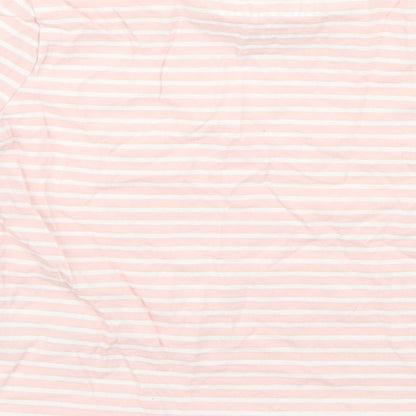 F&F Baby Pink Striped  Basic T-Shirt Size 12-18 Months