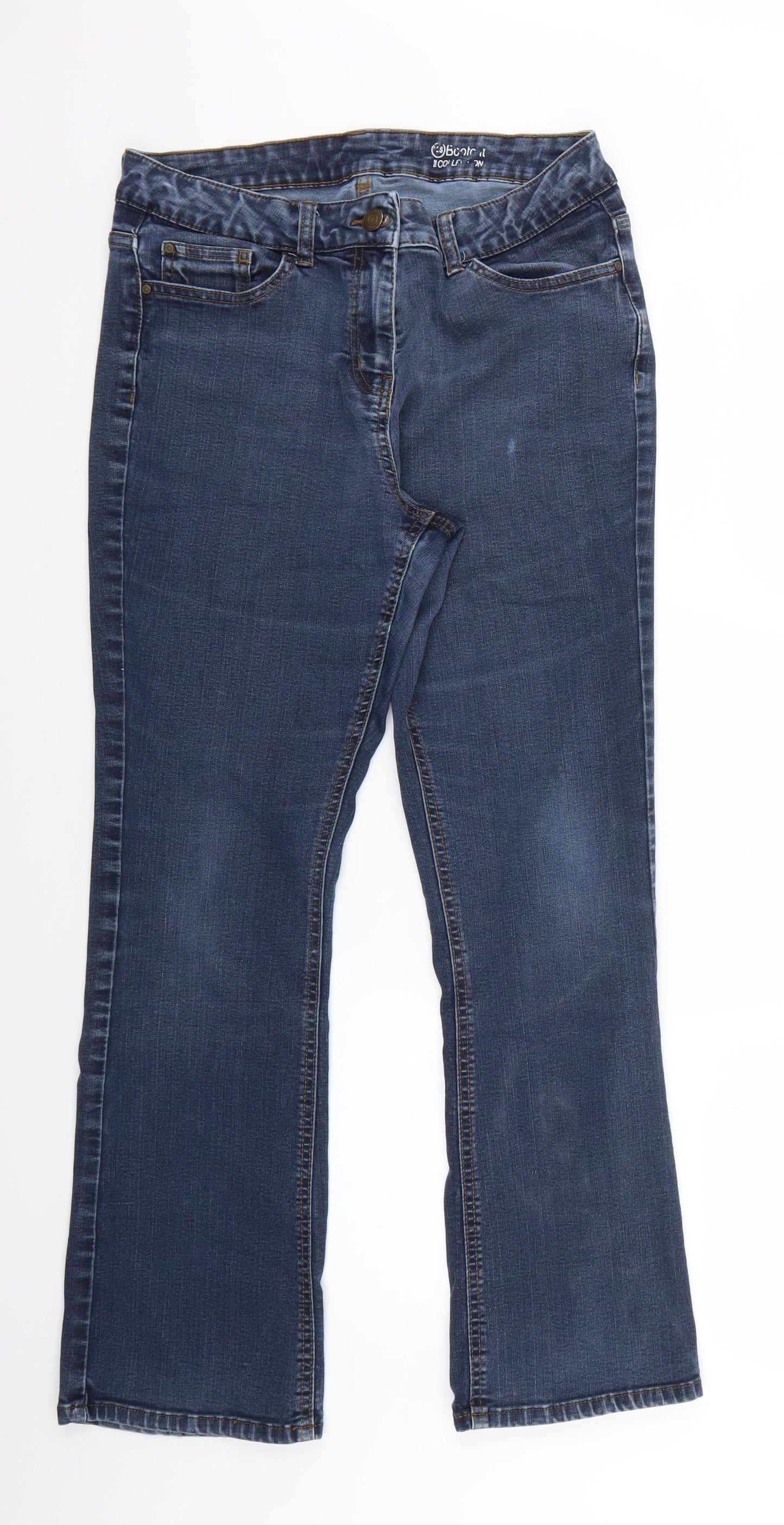 The Collection Womens Blue   Straight Jeans Size 12 L27 in