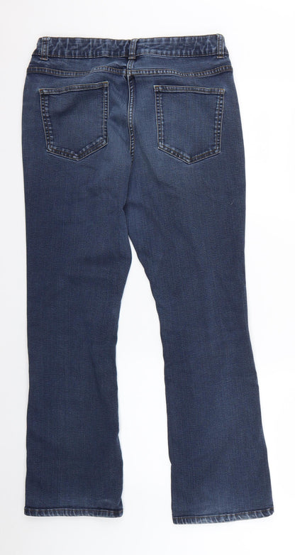 The Collection Womens Blue   Straight Jeans Size 12 L27 in