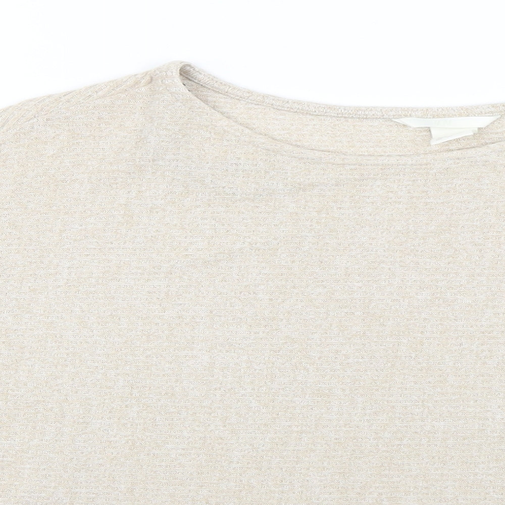 Womens UK Size S H&M Beige Pullover Jumper