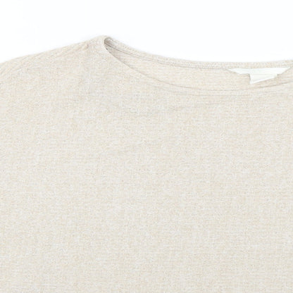 Womens UK Size S H&M Beige Pullover Jumper