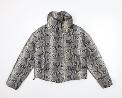 Primark Womens Beige Animal Print  Rain Coat Coat Size XS