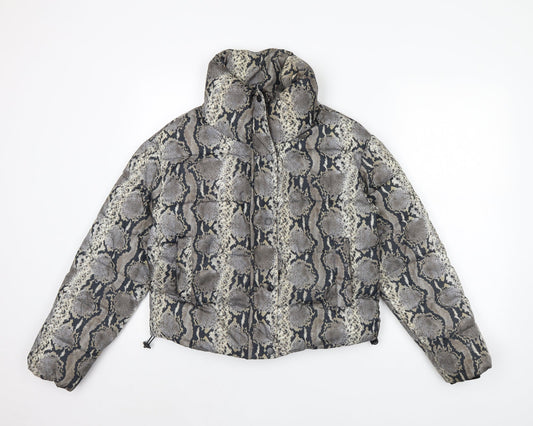 Primark Womens Beige Animal Print  Rain Coat Coat Size XS