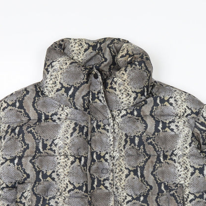 Primark Womens Beige Animal Print  Rain Coat Coat Size XS