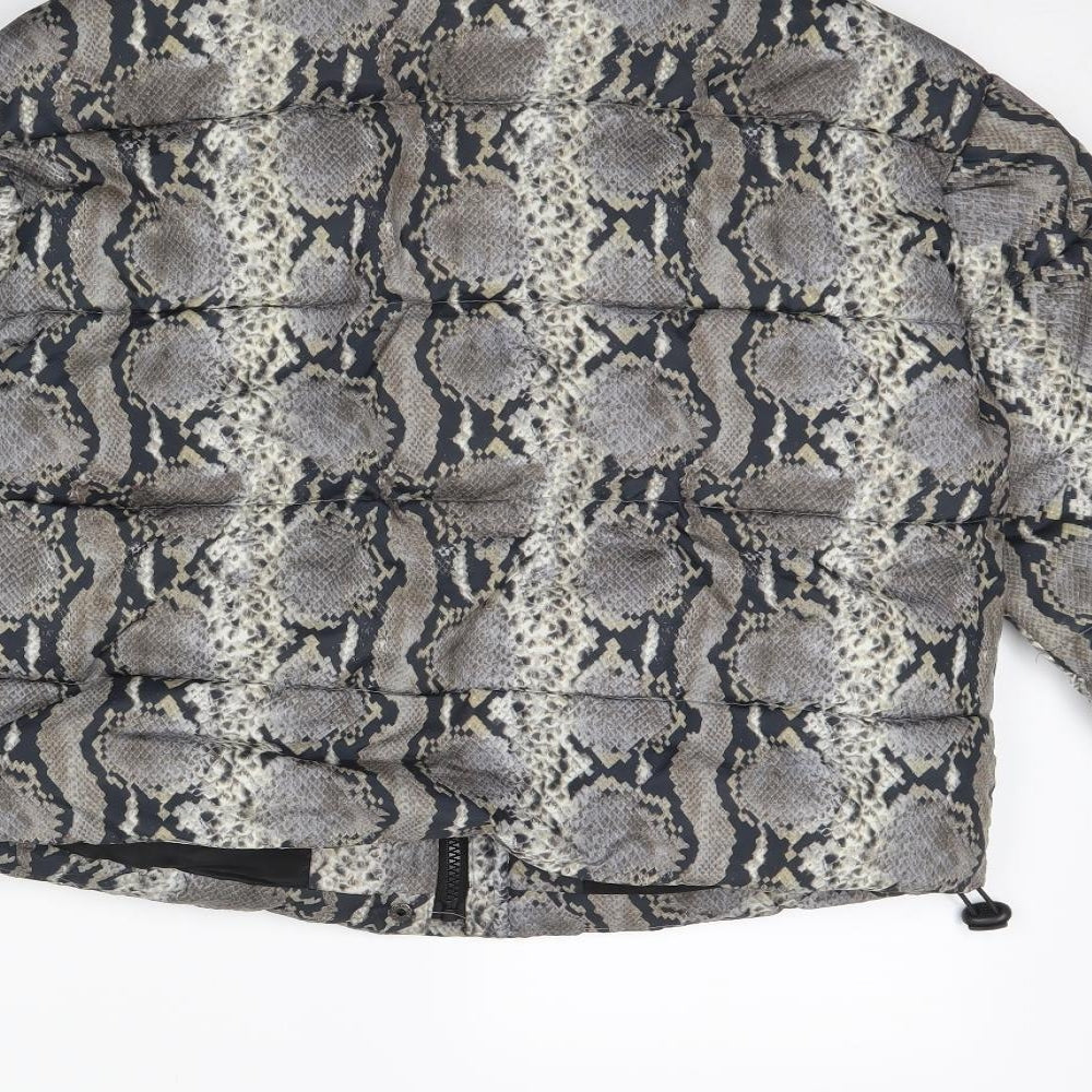 Primark Womens Beige Animal Print  Rain Coat Coat Size XS