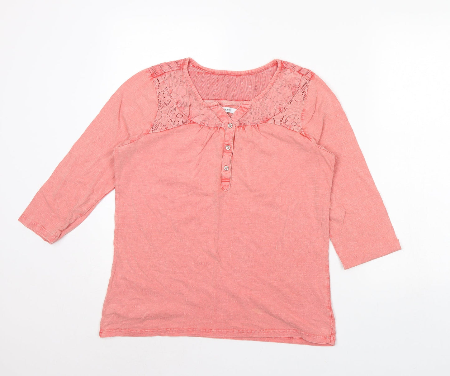 George Womens Pink   Basic Blouse Size 10