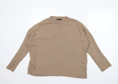 Womens UK Size 12 Nasty Gal Brown Pullover Jumper