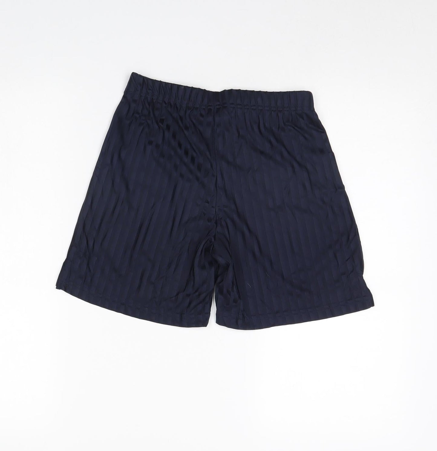 Lily & Dan Boys Blue Striped  Sweat Shorts Size 11 Years - Back To School