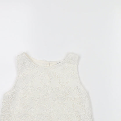H&M Girls White   Basic Tank Size 9 Years