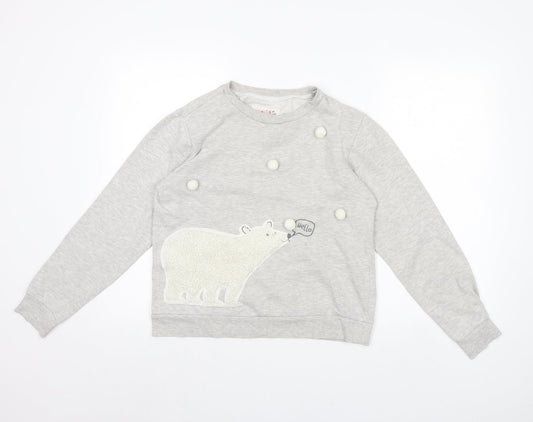 Lounge and Sleepwear Womens Grey   Pullover Jumper Size 10  - Polar bear