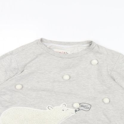 Lounge and Sleepwear Womens Grey   Pullover Jumper Size 10  - Polar bear