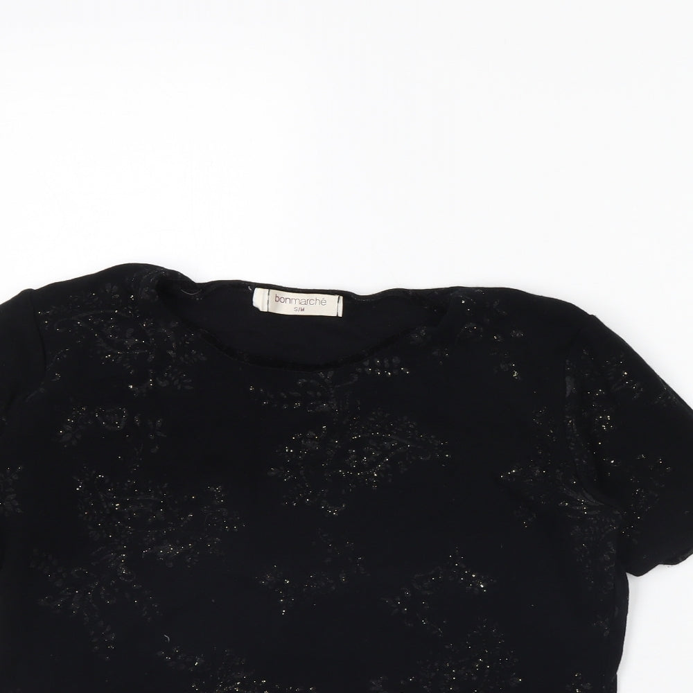 Bonmarché Womens Black   Basic Blouse Size S