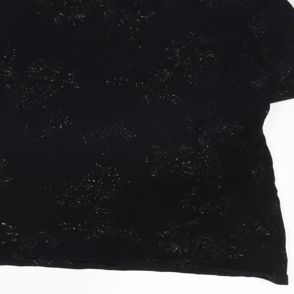 Bonmarché Womens Black   Basic Blouse Size S