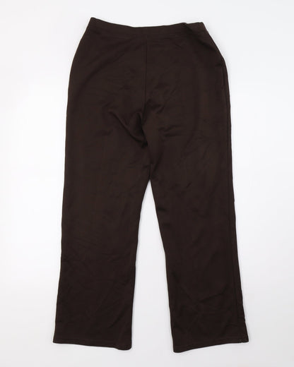 Womens UK Size 10 Classics Regular Fit  Brown Trousers