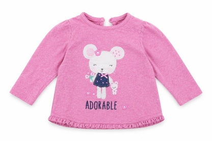 George Girls Pink   Basic T-Shirt Size 6-9 Months