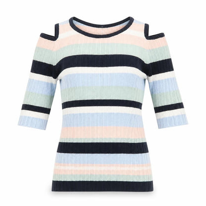 Womens UK Size 10 F&F Multicoloured Basic Blouse