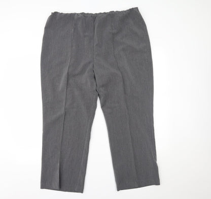 Bonmarché Womens Grey   Trousers  Size 20 L24 in