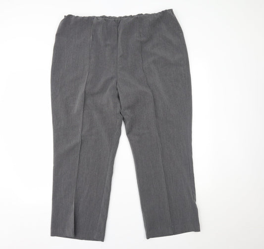 Bonmarché Womens Grey   Trousers  Size 20 L24 in