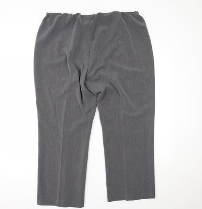 Bonmarché Womens Grey   Trousers  Size 20 L24 in