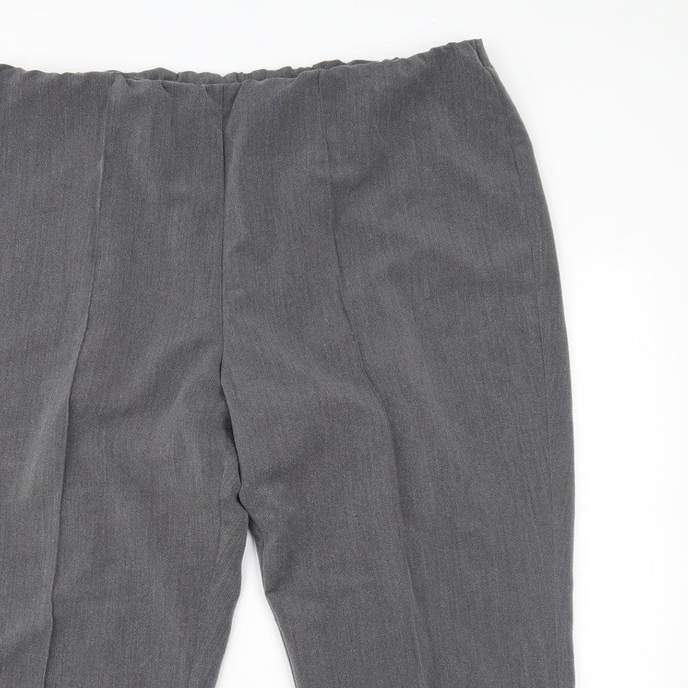 Bonmarché Womens Grey   Trousers  Size 20 L24 in