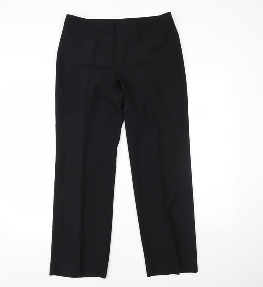 F&F Womens Black   Trousers  Size 10 L27 in