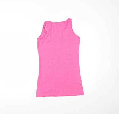 Womens UK Size M Preworn Pink Camisole Tank