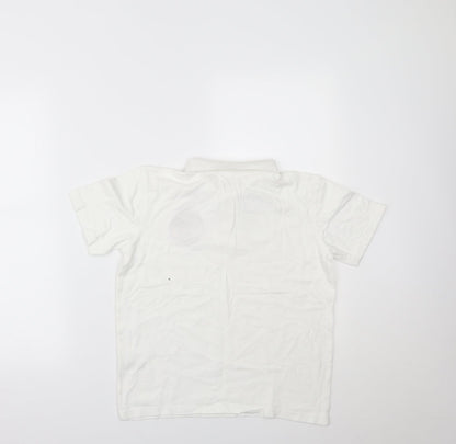 George Boys White   Basic Polo Size 11-12 Years