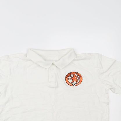 George Boys White   Basic Polo Size 11-12 Years