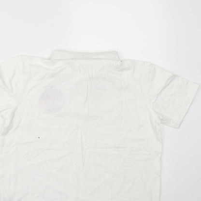 George Boys White   Basic Polo Size 11-12 Years