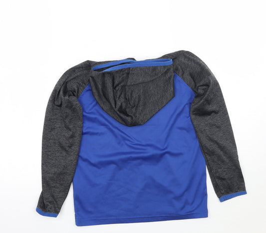 Crane Boys Blue   Pullover Hoodie Size 7-8 Years