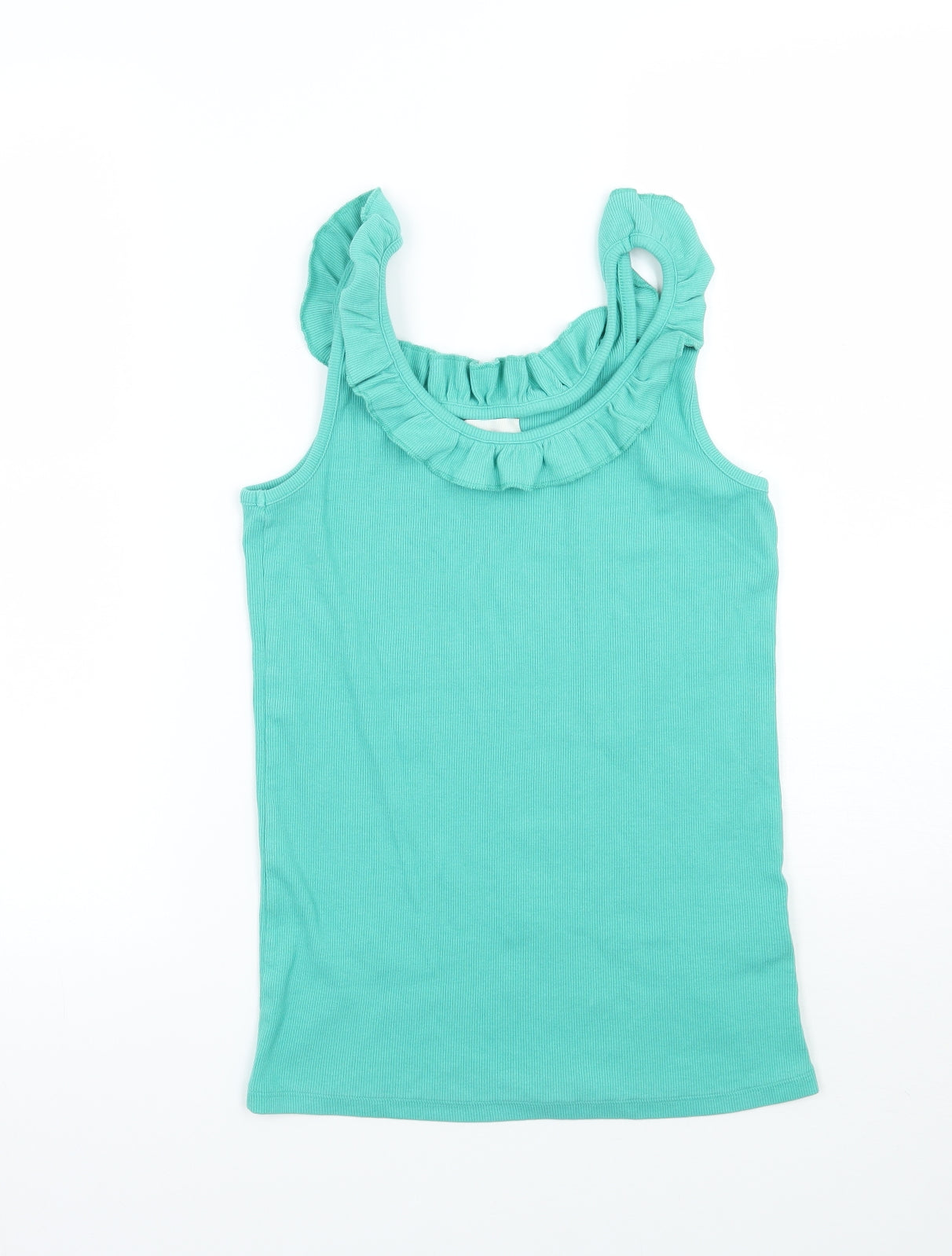 Womens UK Size 10 NEXT Green Basic Tank