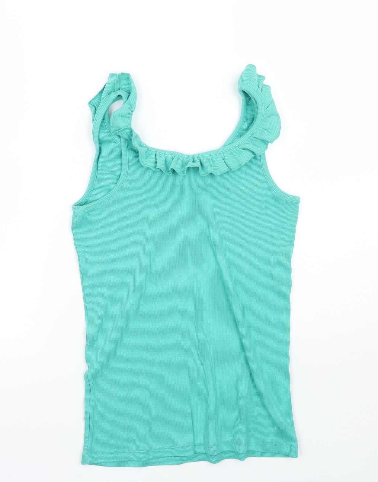 Womens UK Size 10 NEXT Green Basic Tank