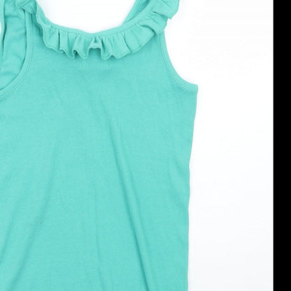 Womens UK Size 10 NEXT Green Basic Tank