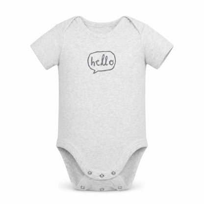 Tu Baby Grey   Babygrow One-Piece Size 6-9 Months