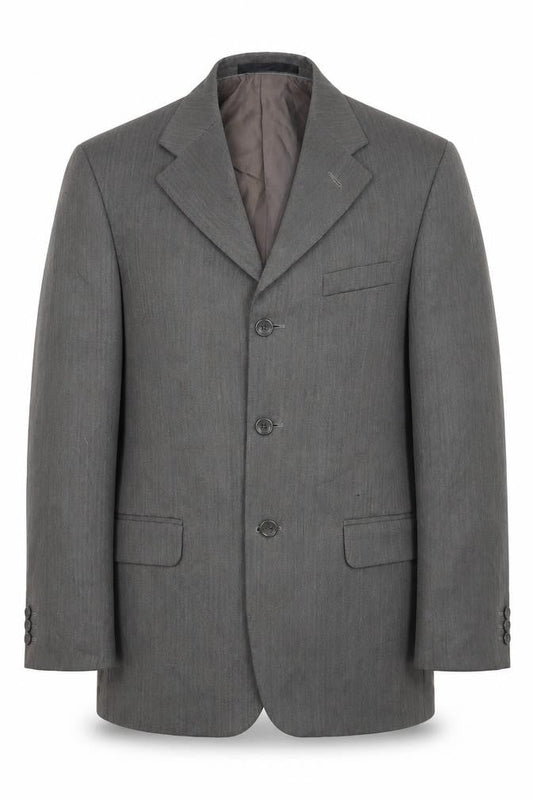 Mens UK Size 38 Armando Regular Grey Suit Jacket